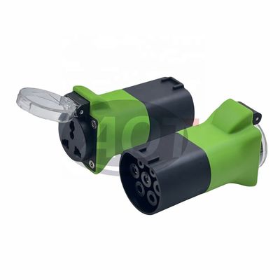 AOTAI EV Charger Plug Adapter High Temperature Resistant PC for BYD Xiao Peng Car Green Car Type 2 Schuko Adapter