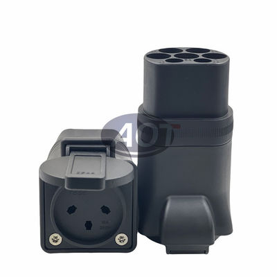 Convenient Portable Type 2 to Israel Type H Socket EV Plug Convertor Connector Adapter for 2019- Tesla Electric Models