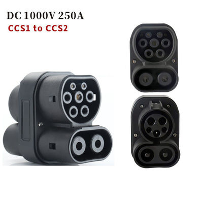 E-Mingze Factory Wholesale Fast Charging Portable Charging Stations DC Charging Adapters from CCS1 to CCS2 EV Connector for EV