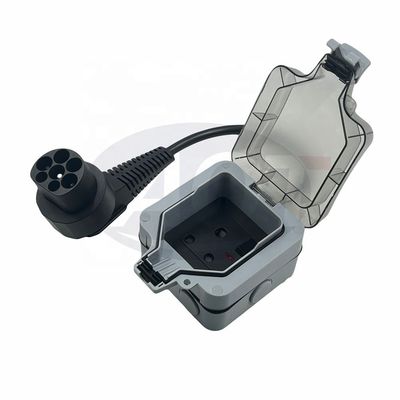 AOTAI EV Charger Adapter Type 2 Male 16A 1 Phase 1 Type M South Africa Socket 0.5M Charger Cable for Your Requirements