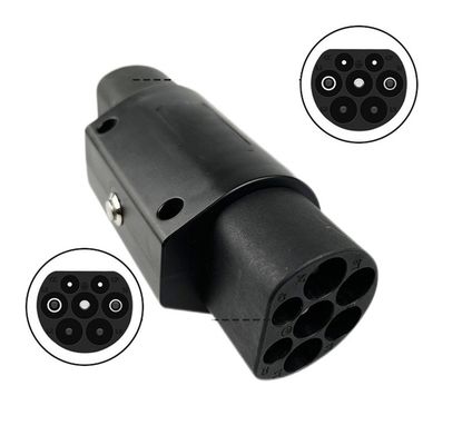 32A EV Car Charging Adaptor Type2 to GBT Adapter for Charging Cables Category Shell Material High Flame Retardant PC Fuel