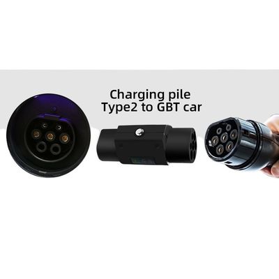 E-mingze EV Charger Power Adapter 32A for Type2 to GBT Adapter Charging Cable Made of High Flame Retardant PC Fuel