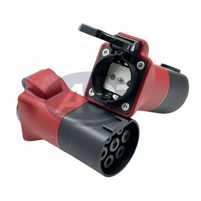 MG ZS MG4 MG5 Discharge V2L EV Cable Adapter 3.5 Kw Vehicle to Load Type 2 to British Standard Socket BLACK for Peugeot