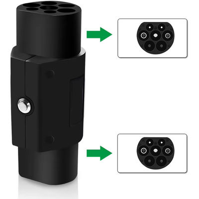 E-Mingze Factory's New Type2 to GBT Adapter Portable Charging Station for New Energy Vehicles Direct from the Factory