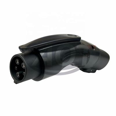 Max 60A 250V Tesla to J1772 Type 1 EV Charging Adapter with IP54 Grade Copper Alloy Contact Pin EVSE Charger Adapter