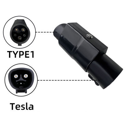 E-Mingze 's 7KW Portable Electric Vehicle Charging Pile Adapter for Energy Tesla-Type1 Car Charging Station