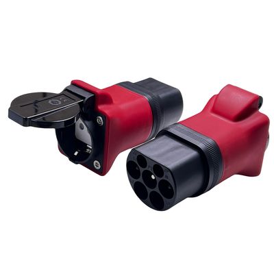 220-240V AOTAI EV Charger Plug Type 2 to Schuko Adapter for Hyundai Ioniq 5 within BLACK Design