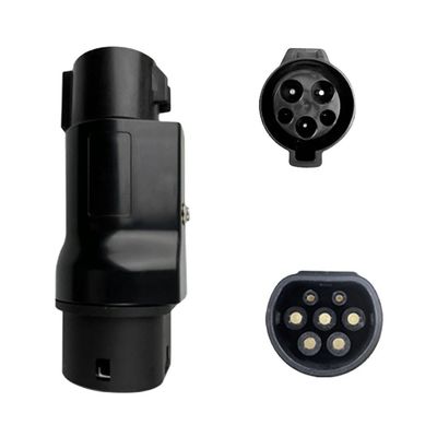 Portable Electric Vehicle Charging Pile Adapter Output Power 7kW for Energy Vehicles by E-Mingze Type1 to Type2 Adapter