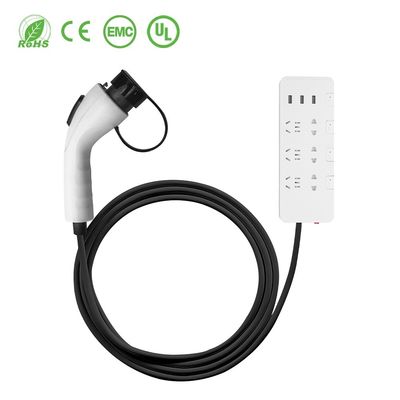 E-Mingze 16A GBT Portable Electric EV Socket Direct Portable EV Charger by Factory for Outdoor Electric Vehicle Discharge Cable