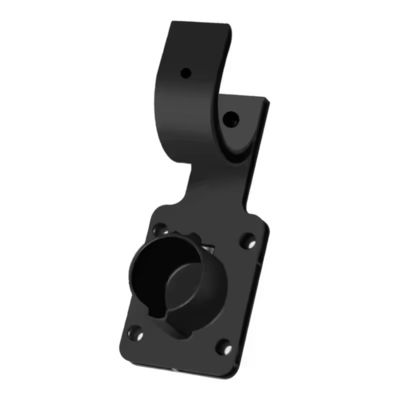 1EV Charger Plug Holder Coded Lock Dummy Socket Wall Mounted Ev Charging Cable Holder
