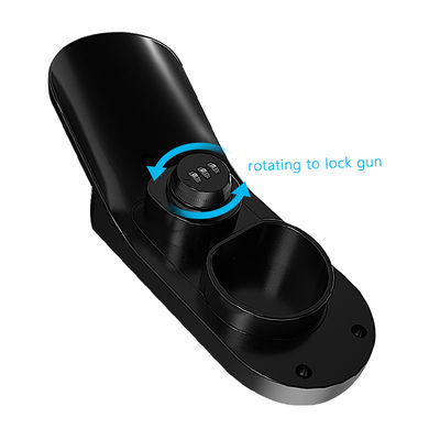 BYD MG Type 2 EV Charger Gun Holder With Lock And Cable Hook Dummy Socket Wall Mount