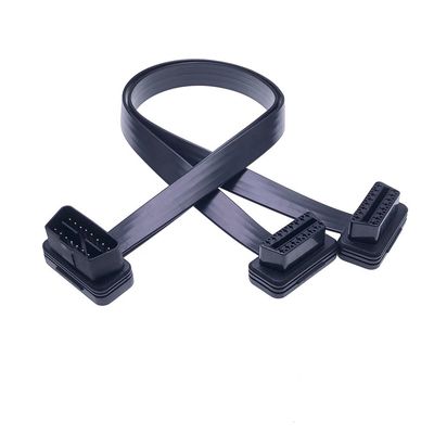 Universal OBD-II 16pin Male To Dual Female Cord Cable OBD2 Extension Y OBD Splitter Cable For Vehicle Accepts Samples Order