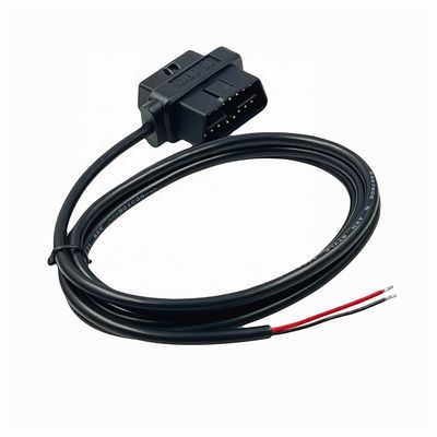 Convenient AOTAI 12V 24V J1962 OBD ii OBD2 16pin Male/Female Pass Through to Open Ends OBD Pigtail Cable for Code Reader