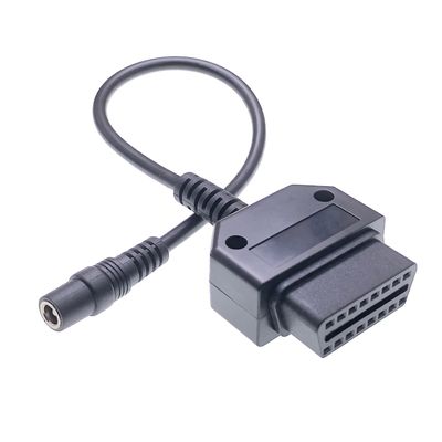 Samples Order Accepted Customized OBD2 16PIN OBDII Female to DC Connector Extension Cable for Automotive