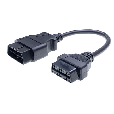 Universal Car Fitment AOTAI 12V 24V 16Pin OBD2 Male to Female Extension J1962 Diagnostic Cable for Engine Analyzer