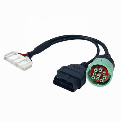 GREEN AOTAI OBD2 Diagnostic Cable for Tesla Code Reader/Scanner 40pin DIY Extension Harness Cybertruck -20-80°C GREEN