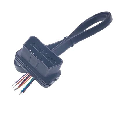 PVC Insulation AOTAI OBD OBDII J1962 Male Connector to Open Plug Wire OBD2 Pigtail OBDII DIY Mobley USB Adapter