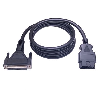 AOTAI OBD 16 Pin Male To D-sub 50Pin Female OBD2 to DB50 Cable PVC Material OKI Technic Diagnostic Cable for All Cars Tool