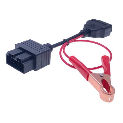 Custom 16Pin Male Metal Buckle To 16Pin Female OBD2 Connector Extension Cable For Truck Maintenance Diagnostic