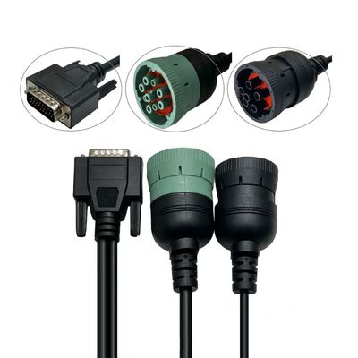 Heavy Duty 6/9-Pin Y Deutsch Adapter Cable for J1939 Troubleshooting and Maintenance