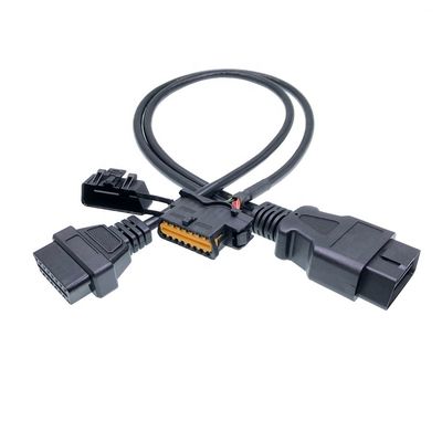 OBD-II Port Replicator OBD2 Y Cable OBD Splitter Compatible with MT-OBD Live GPS Tracker For Renault 24 Year 1997-2007