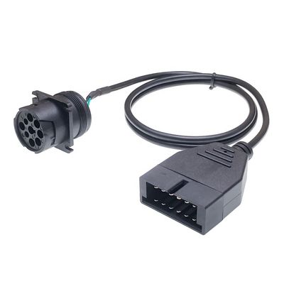 OEM/ODM Service 12 Pin to OBD OBD2 OBDII J1939 9pin DLC 16 Pin Car Diagnostic Adapter Cable for GM Daewoo
