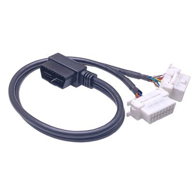 AOTAI OBD2 Y Splitter Cable Snap In Mount OBDII Fits for Toyota Mazda Nissan GPS Be Customized