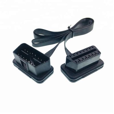 24 Inch Customizable Cable Length OBD2 Diagnostic Extension Cable for GPS Tracker Diagnosis