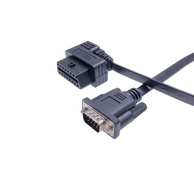 Perfect for Vehicle Diagnostics AOTAI DB9 9Pin Serial RS232 Male Port to Female OBD2 16 Pin OBD Cable Adapter
