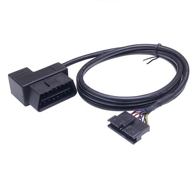 Black OBD Cable Black AOTAI 16 Pin 90 degree OBD Male to molex OBDII OBD2 Extension Cable Auto Diagnostic Extender OBDII