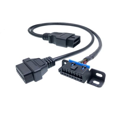 Professional OBD OBDII Cable Car Diagnostics Y Splitter Male to Female Cable for Opel PVC/ABS Temperature -20- 80degree