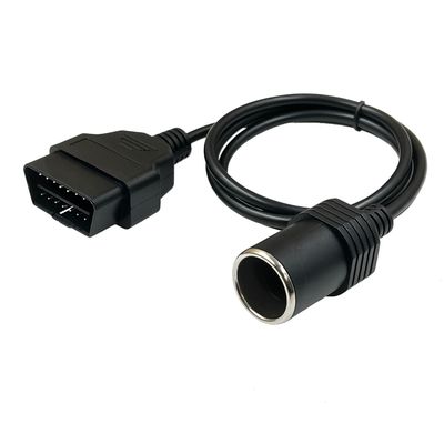 AOTAI Car Universal 16-Pin OBD2 Car Cigarette Lighter Socket Charger Power Adapter with Temperature -20- 80degree OBD Cable
