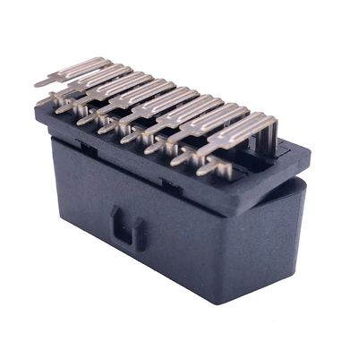 Right Angle Pins OBD2 Female Connector for Audi Vehicles 12-220V Voltage
