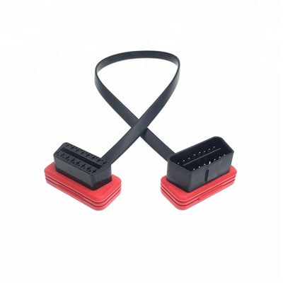 Automotive 12V Male to Female OBD OBDII OBD2 GPS Tracking Extension Cable with Durable Normal Plug Material PA66 GF ABS PC