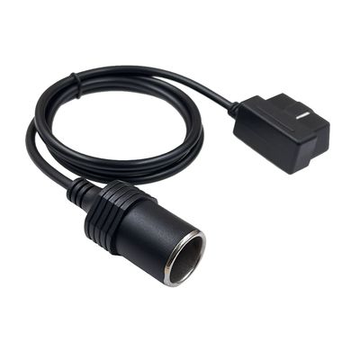 AOTAI Universal OBD2 Diagnostic Tool Right Angle OBD to Car Cigarette Lighter Female 16 Pin Socket for OBD Extension