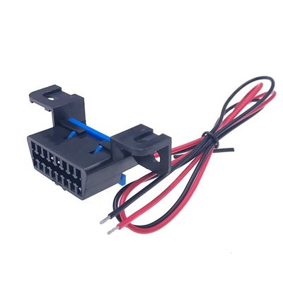 AOTAI 16 Pin OBD2 Female Connector Cable to Fly Ends Plug Pigtail Tester Car Diagnostic Cable 12V