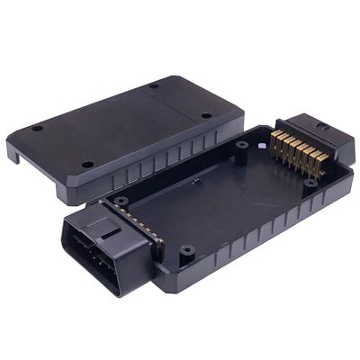 Style OBD2 Enclosure with 16PIN OBDII Male and Female Connector Normal PIN Material Nickel plating Cold-Plating