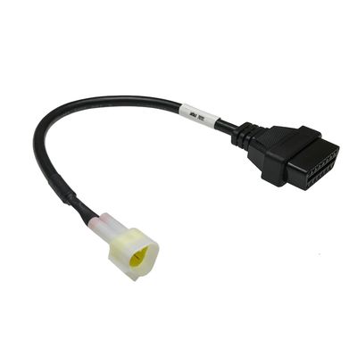 120 Series Custom 3PIN Connector LANMO to OBD OBDII 16PIN Female Adapter 30cm for Automotive