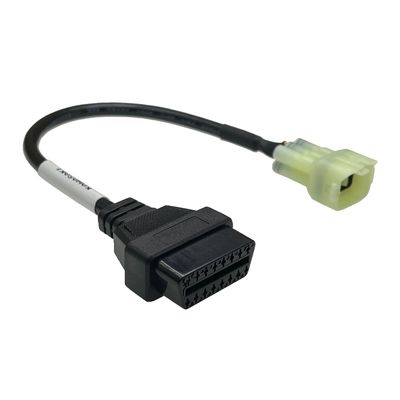 Motorcycle 6PIN To 16PIN OBD2 Adapter AOTAI OBDII Cable With Offer Drawing
