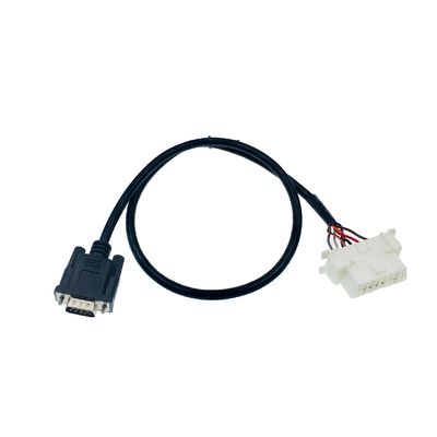 Custom Pinout Assignment DB9 to OBD2 OBDII Female Test Cable for Compact and High Temperature -20- 80°C Diagnosis