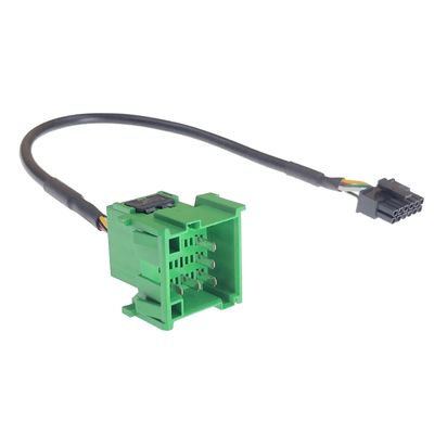 PA66 GF OBDII 16 Pins To FMS Cable Adapter VOLVO Car Fitment For Heavy Duty Transport