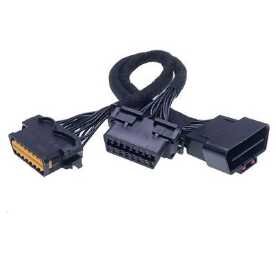 Custom OBD2 Peugeot Socket 12V Auto Harness for Vehicles and Vehicle Applicable OBD Cable Set Custom Design