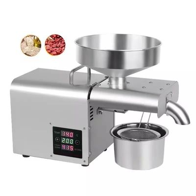 SESAME OIL Electric Oil Press Machine Small and Compact Home Extractor Expeller for Groundnut Peanut Soybean Sunflower