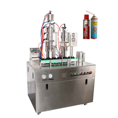 Packaging Type Semi Automatic BOV Bag on Valve Aerosol Filling Machine with High Filling Speed High Speed and Durable