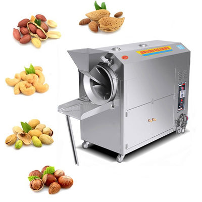 Grain Processing Equipment Stainless Steel Small Pine Nut Cashew Toaster Groundnut Sunflower Seeds Peanut Roaster Machinery