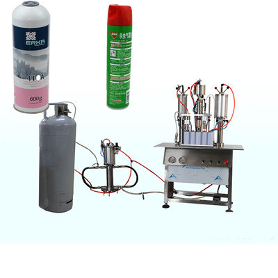 Semi Automatic Perfume Deodorant Aerosol Production Line 260 KG Capacity Perfect for Garment Shops