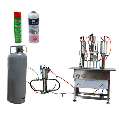 Speed Cans Diameter 35-65mm Aerosol Snow Spray Filling Production Line Window Flower Spray Adhesive Spray Making Machine