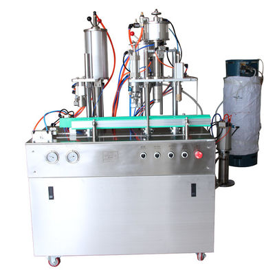 Customizable 10ml-1000ml Liquid Volume Automatic Aerosol Filling Machine for Body Deodorant Perfume/Hair/Paint Spray Can