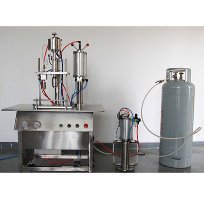 Competitive Stainless Steel Cartridge Filling Machine for Lighter Butane Gas / LPG Gas Semi-automatic Grade