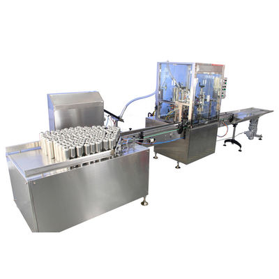 Automatic Deodorant Filling Machine Line for Aerosol Generator Tin Can Filling Sealing Machine 2400-3600cans/h Capacity